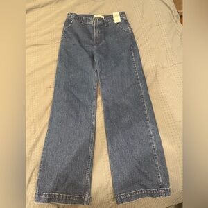 Abercrombie & Fitch Women's Straight Leg Blue Jeans 26/2S Trouser Style NWT